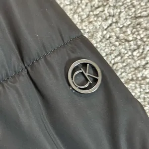 Calvin Klein Black Velvet-Trim Puffer size Medium thumbnail 14