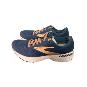 Brooks‎ Navy Blue and Orange Running Shoes Comfortable Athletic Sneakers S-44 thumbnail 4