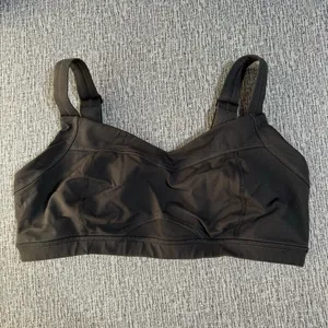 Lululemon Run:Engage Black Bra thumbnail 6