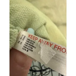 Daily Practice Anthropologie Tie Dye Sweatshirt Size XS Lime Green‎ Mint Relaxed thumbnail 6