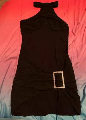 SheIn Halter neck mesh body-con dress thumbnail 6