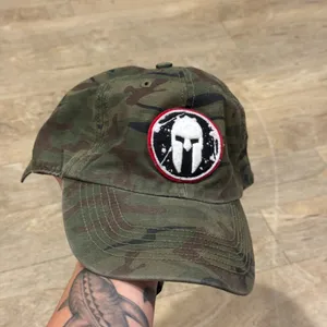 2 Spartan Camouflage and Olive Green Caps thumbnail 2