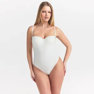 Skims Body Underwire Thong Bodysuit Ivory Medium New with Tags thumbnail 2