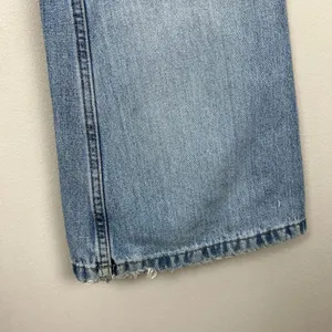 Todd Oldham Jeans 7x33 Blue Flare Leg Bell Bottom‎ Mid Rise Denim 90s Y2K Hippie thumbnail 6