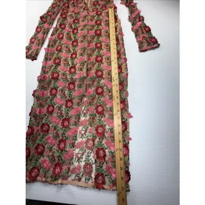 For Love and Lemons Amelia‎ Midi Floral Embroidered Dress Size M thumbnail 5