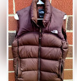 The North Face Vest 1996 Retro Nuptse 700 Puffer Down Chocolate Brown S GUC thumbnail 1