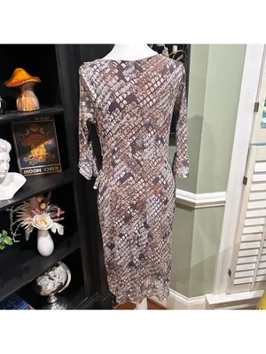 Anthropologies Weston Wear Snakeskin Print Wrap Dress – Size M thumbnail 5
