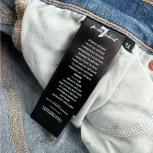 NWT 7 for‎ all mankind Josefina feminine boyfriend Straight Leg Jeans Sz 34 thumbnail 7