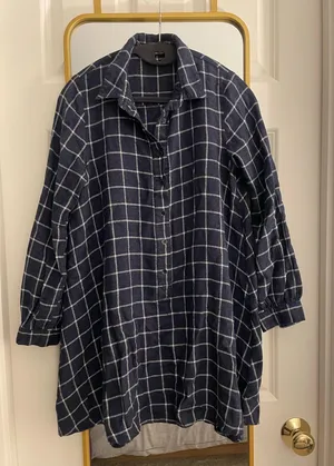 Mango Plaid Dress thumbnail 1