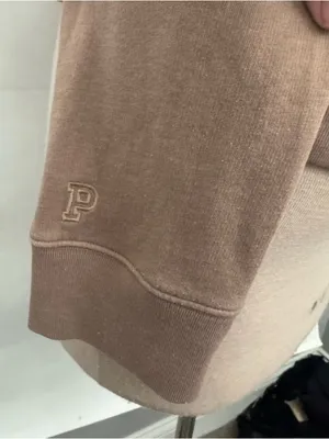 Victoria’s Secret PINK oversized brown hoodie tunic XL thumbnail 4