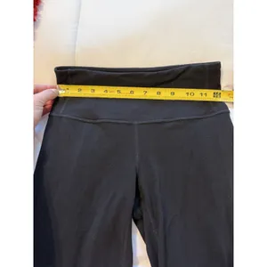 Athleta Barre Skinny Flare Pants In PowerVita Black Side slit Women’s XS Yoga thumbnail 8