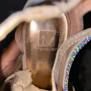 Material Girl Elegant Tan Strappy Heels thumbnail 12