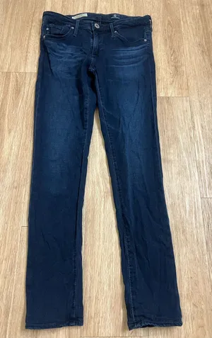 Ag Adriano Goldschmied Dark Indigo Skinny Jeans thumbnail 1
