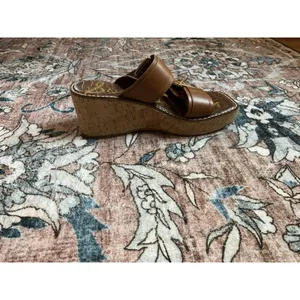 Sam Edelman Womens Slip On Buckle Platform Platform Sandals Size 9 GUC thumbnail 7