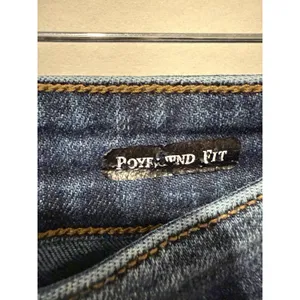 Judy Blue‎ Boyfriend Fit High Rise Jeans Womens Size 16W Blue Distressed Stretch thumbnail 4