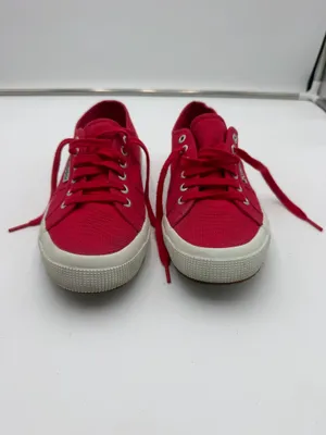 Superga Red Canvas Low Top Sneakers Women’s 9 Men’s 7.5 EU 40 Lace Up Shoes thumbnail 2