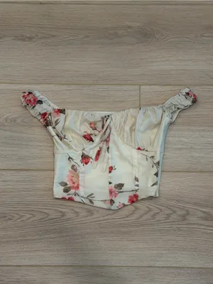 Tiger Mist FEYRA Floral Crop Top thumbnail 2