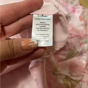 Lulus Pristine Cutie Light Pink Floral Organza Bustier Midi Dress thumbnail 9
