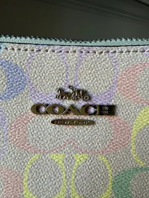 Coach Teri Rainbow Shoulder Bag Signature Canvas thumbnail 5