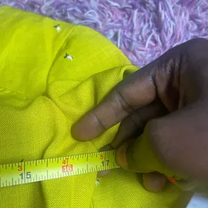 Saks 5th Avenue Vintage Embroidered Yellow Dress thumbnail 9