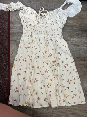 Reformation Emmaline Floral Print Mini Dress thumbnail 11