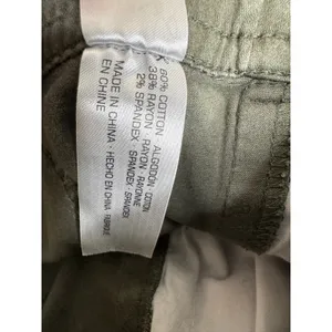 Supplies by Union Bay Olive Green Jogger Pants Womens Small 23WY1JS Cotton Blend thumbnail 7
