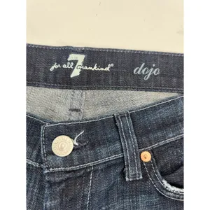 7 for all‎ mankind dojo dark wash long inseam jeans sz 31 thumbnail 3