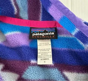 Patagonia Synchilla Snap T Fleece Pullover Guatemalan Tango Purple Blue,… thumbnail 4