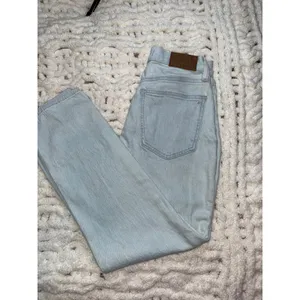 Madewell Vintage‎ High Rise Straight Leg Light Wash Denim Jeans Womens 26 thumbnail 3