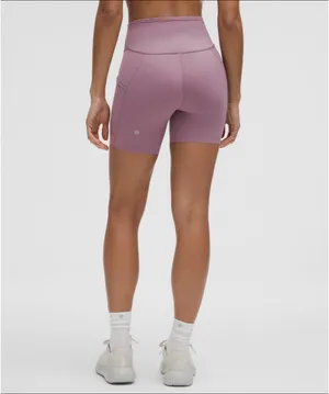 Lululemon Shorts Fast Free High-Rise 6" thumbnail 3