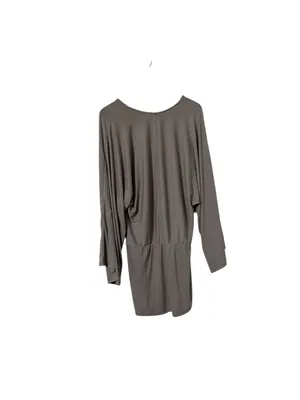 FREE PEOPLE Free-est Good Feels Gray Wide Sleeve Mini Dress thumbnail 5