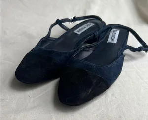 Steve Madden Women’s Belinda Flats Purple Black size 6 = thumbnail 1