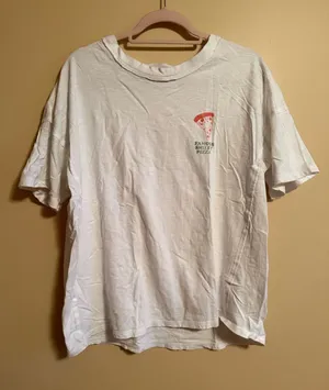 Aerie Oversized T-Shirt Boyfriend Distressed thumbnail 1