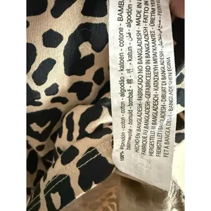 Zara Leopard Print Tee T‎ Shirt Womens Small Brown Short Sleeve Basic Casual thumbnail 4