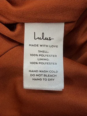 Lulu's Rust Orange Under the Moonlight Satin Jacquard Maxi Slip Dress Medium thumbnail 11