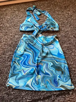 Festival Dress Blue thumbnail 1