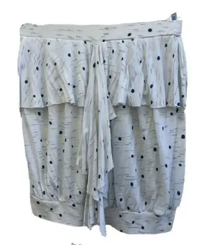 We The Free Polka Dot Ruffle Tube Top‎ White Size XS​​ thumbnail 1