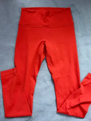 Red Lululemon Leggings thumbnail 1