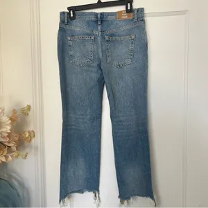 We The Free Jeans Free People Maggie Straight Leg Distressed Jeans Size 25 NWOT thumbnail 8