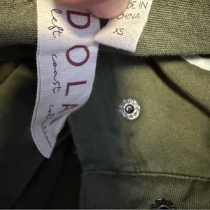 Anthropologie DOLAN Ruffle Utility Jacket XS Olive Green Military Boho thumbnail 8