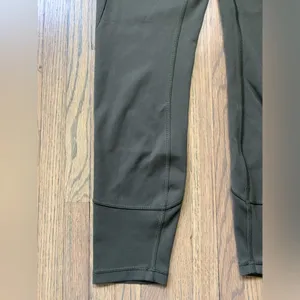 Lululemon in movement 7/8 tight dark olive green 8 thumbnail 2