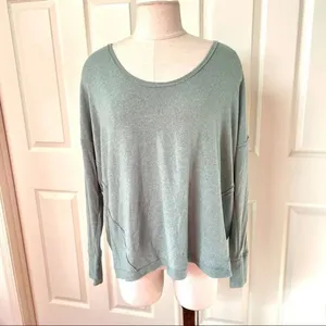 Out from Under green long sleeved top thumbnail 2