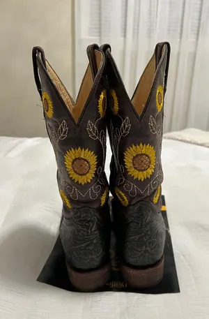 Sunflower Cowboy Boots Black Size 7 thumbnail 5