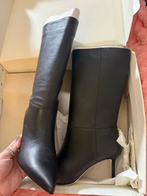 BRAND NEW RalphLauren Leannah-BO-MBO Black Sheep Nappa Sz 8.5 $465Retail! thumbnail 1