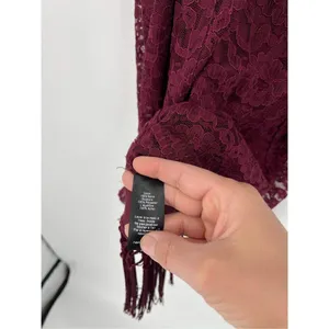 Lush Clothing NwT cocktail Lace‎ & Fringe Dress Small wedding party flapper costume thumbnail 8