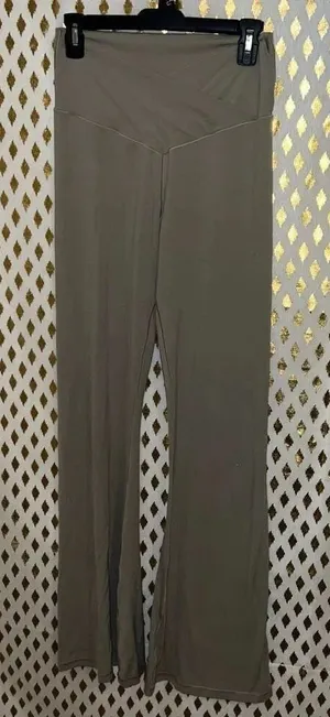 Aerie offline flared leggings hi rise flare real me long inseam tan size XL thumbnail 1