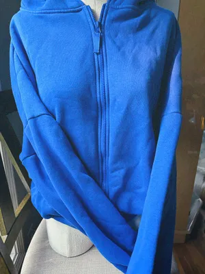 Blogilates size S Blue Full-Zip Hoodie thumbnail 1