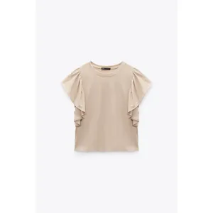 NWT Zara Ruffled Top Size M thumbnail 3