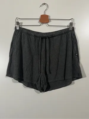Meundies Essential Shorts Heather Charcoal Size Medium Women’s Pockets thumbnail 3