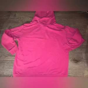 PINK Victoria’s Secret Y2K Hot Pink Cheetah Hoodie Early 2000’s Girly Large thumbnail 7